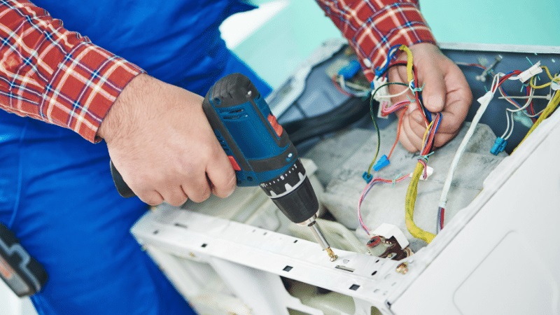 Salihli Beko Beko çamaşır makinesi kart tamiri – Su almama arızası orijinal parça ile giderildi. - Teknik servis örneği